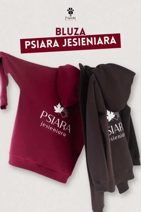 Bluza z kapturem Psiara Jesieniara 