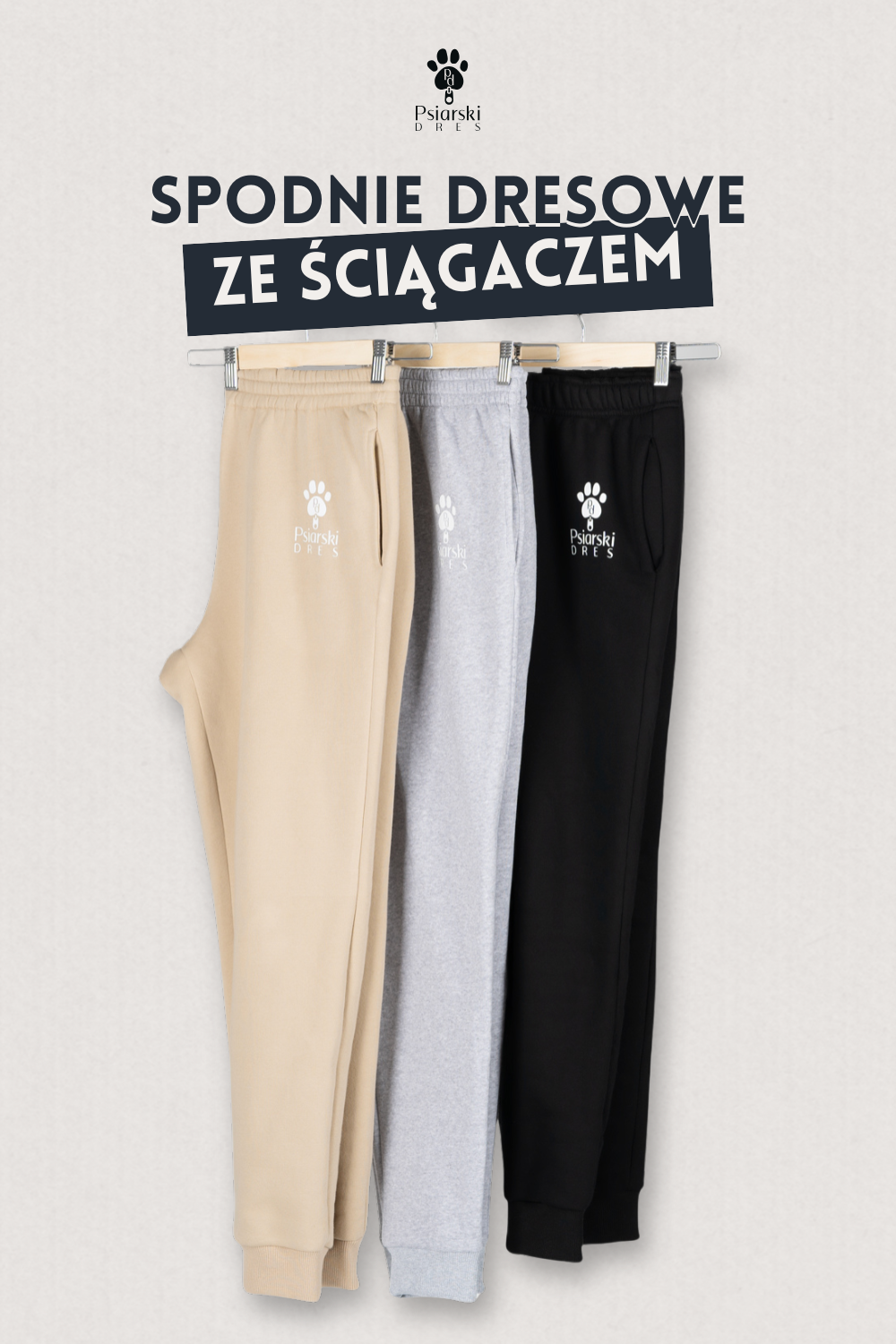 Spodnie dresowe ze ściągaczem Psiarski Dres 