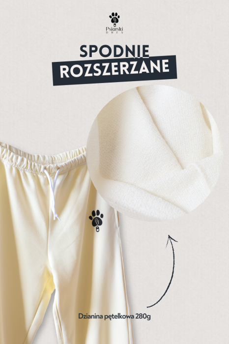 Spodnie rozszerzane Psiarski Dres