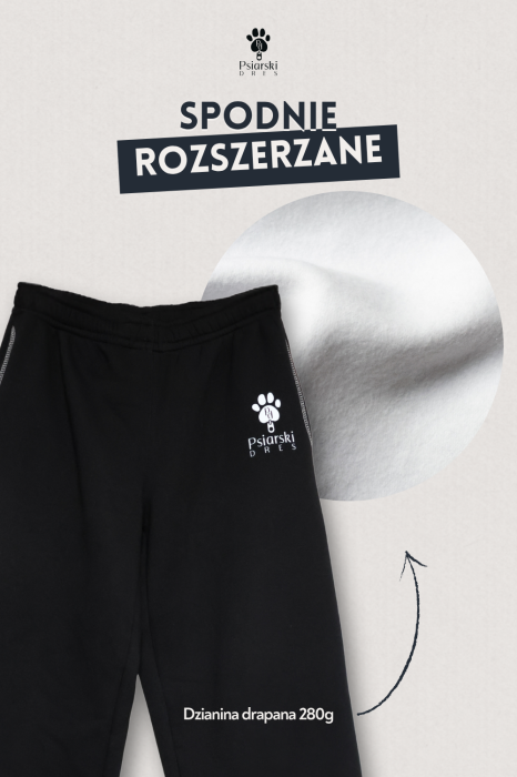 Spodnie rozszerzane Psiarski Dres 280g