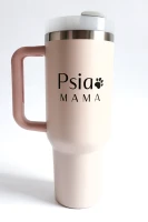 Napis: Psia Mama; Kolor: Różowy